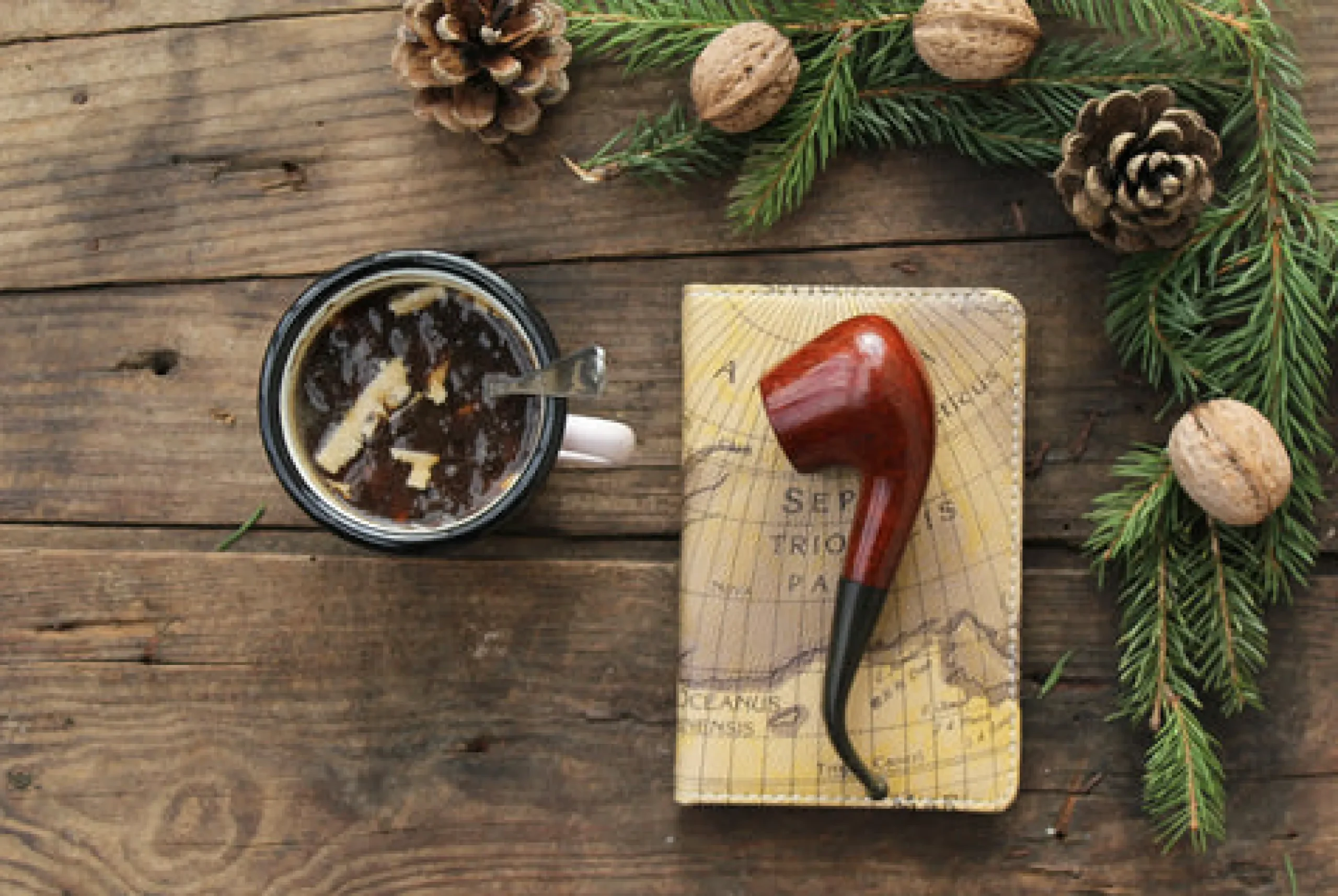 Santa's Pipe Scented Candle